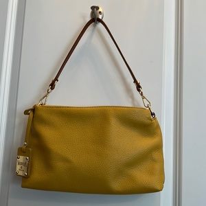 Like new Valentina Italian leather shoulder handbag